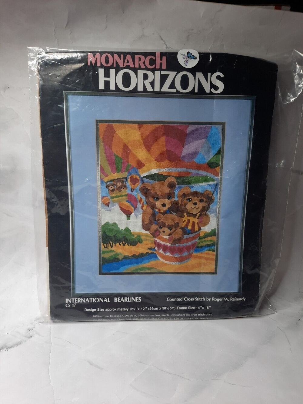 Monarch Horizons Counted Cross Stitch Kit International Bearlines CS 17